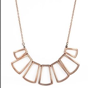 Paparazzi Chic Copper Necklace Full Fledged Framed Chucky Fashion Jewelry